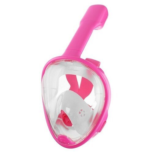 ONLYTOP Маска для снорклинга детская, размер XS, цвет розовый