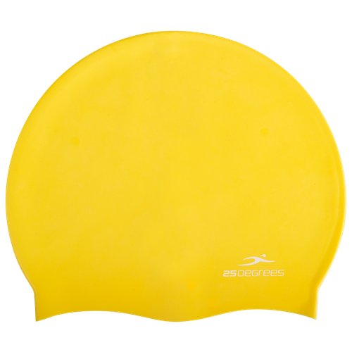 Шапочка для плавания Nuance Yellow, силикон, 25Degrees