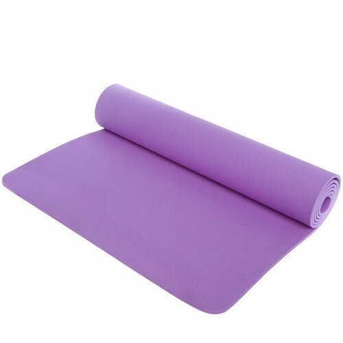 Коврик для йоги 6 мм 173х61 см «Умиротворение» EVA, фиолетовый
