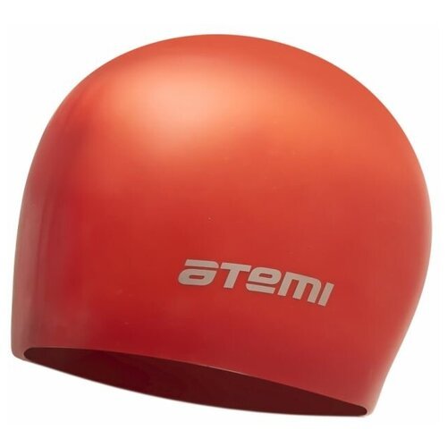 Шапочка для плавания ATEMI RC304, красный