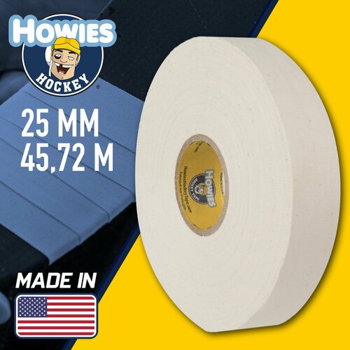 Лента хоккейная Howies 25мм х 45,72м белая