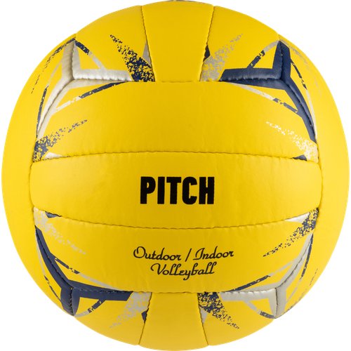 Волейбольный мяч ECOS Volleyball PITCH размер №5, 18 панелей, ручная сшивка, ПВХ, 1 шт.