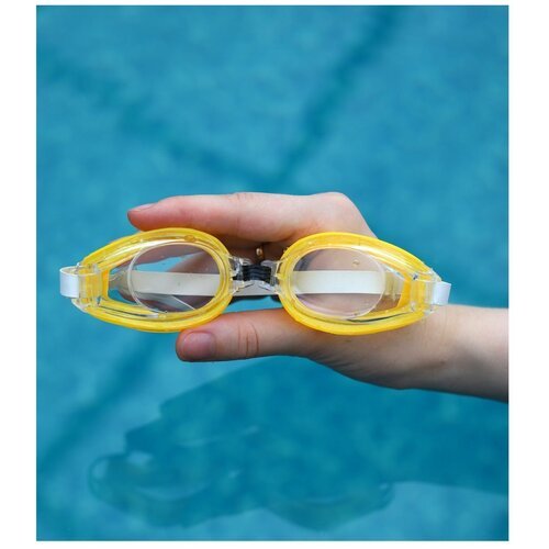 Очки для подводного плавания, арт. 3806, желтый