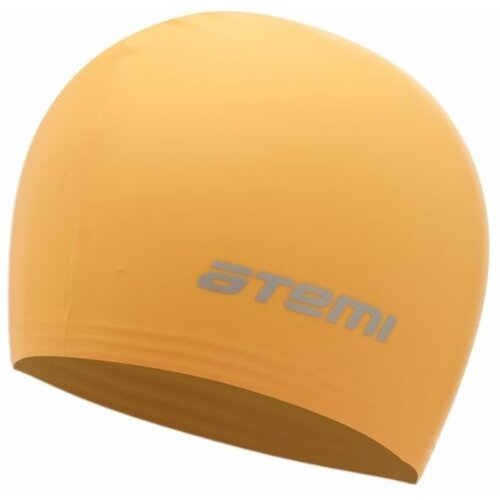 Шапочка для плавания Atemi, тонкий силикон, оранж, TC405