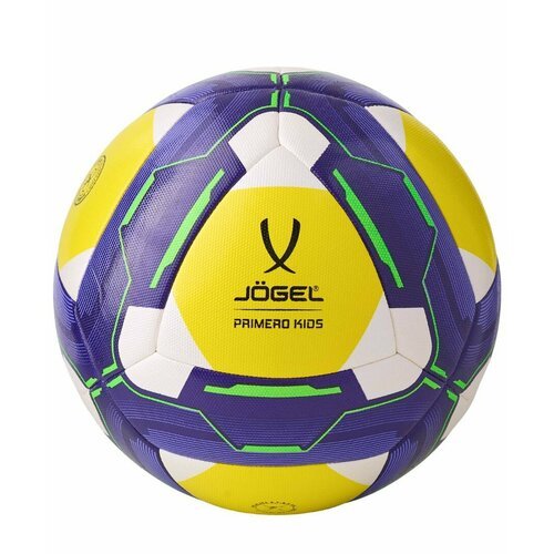 Мяч футбольный Jögel Primero Kids №4 бел-фиолет-желт