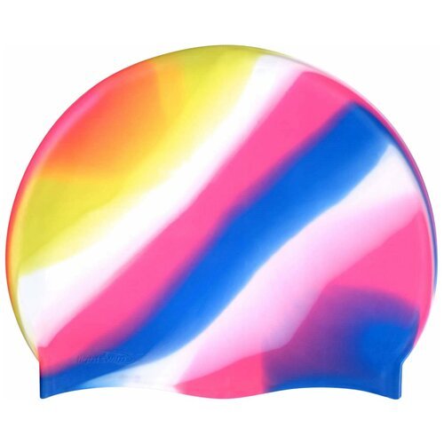 Шапочка для бассейна силиконовая детская/подростковая Light Swim С/LS5, обхват головы 50-55 см, цвет 145, Мультиколор