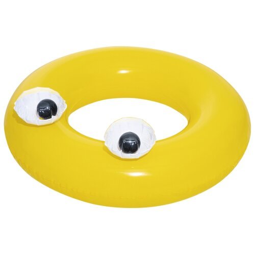 Круг для плавания 91 см, от 10 лет, 'Глазастики' красный Bestway, арт. 36119, желтый