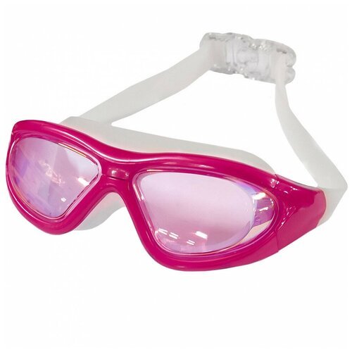 Очки для плавания взрослые полу-маска B31537-4 (Розовый)
