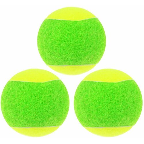 Набор мячей для большого тенниса ONLYTOP SWIDON, 3 шт, цвет микс, материал фетр