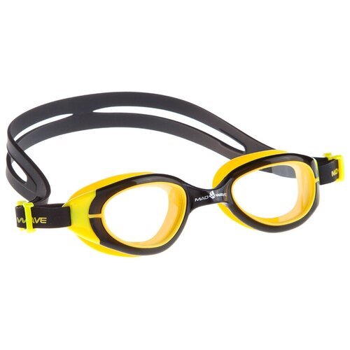 Очки для плавания подростковые Mad Wave UV BLOKER Junior - Черный