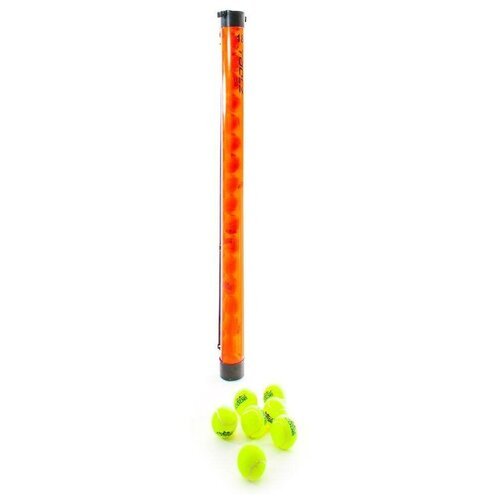 Собиратель мячей / Туба для сбора теннисных мячей TOOLZ на 18 мячей оранжевая