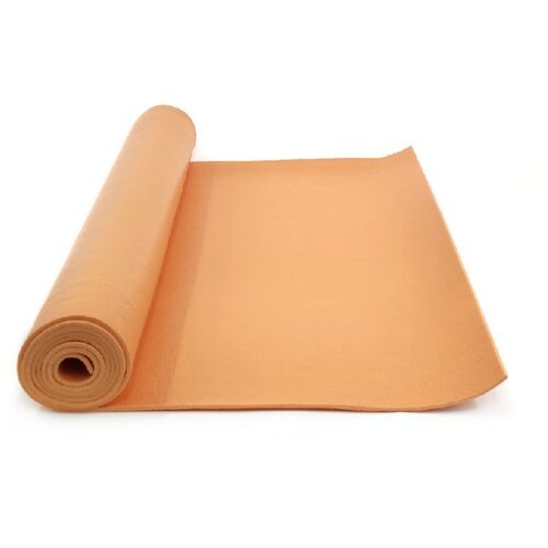 Коврик для йоги Puna Pro, оранжевый, размер 185 x 60 x 0.45 см