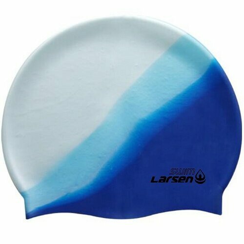 Шапочка плавательная Larsen MC30, силикон, разноцветный
