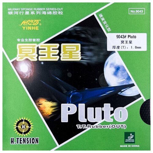 Накладка для настольного тенниса Yinhe Pluto Red 9043/9063, OX