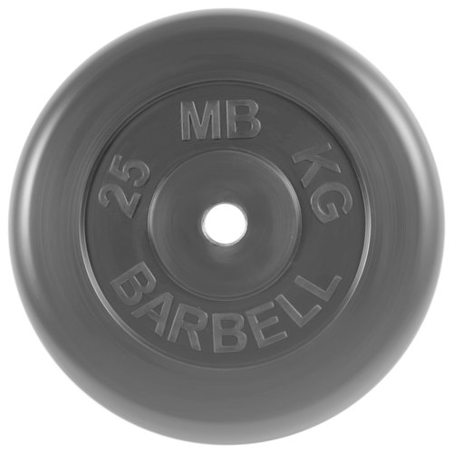 Диск MB Barbell Стандарт MB-PltB31 25 кг 1 шт. черный