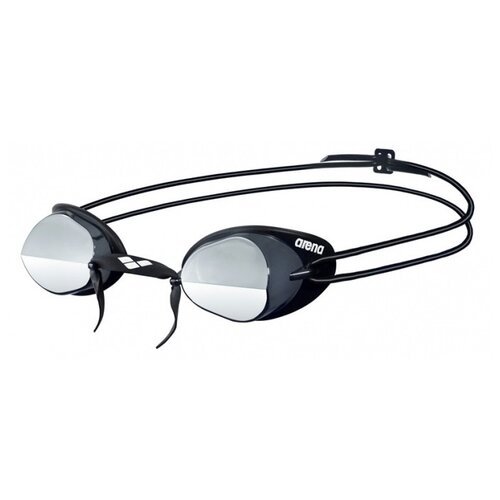 Очки для плавания arena Swedix Mirror 92399, smoke-silver-black