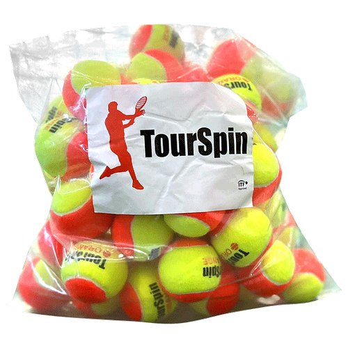 Теннисные мячи TourSpin Orange 60pcs Bag