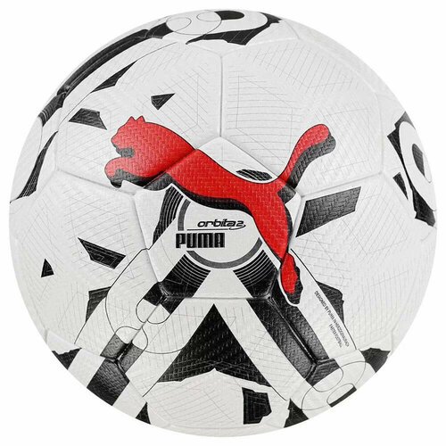 Мяч футбольный PUMA Orbita 2 TB, 08377503, р.5, FIFA Quality Pro, 32 пан, ТПУ, термосшивка, бело-черный