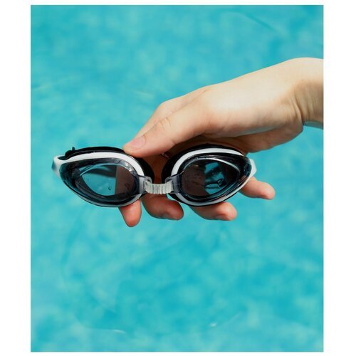 Очки для подводного плавания, арт.7700, черный