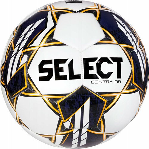 Мяч для футбола SELECT Contra Basic V23, Black/Yellow, 5