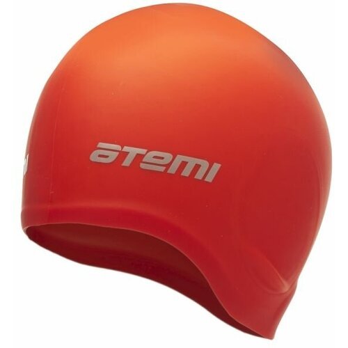 Шапочка для плавания ATEMI EC102, красный