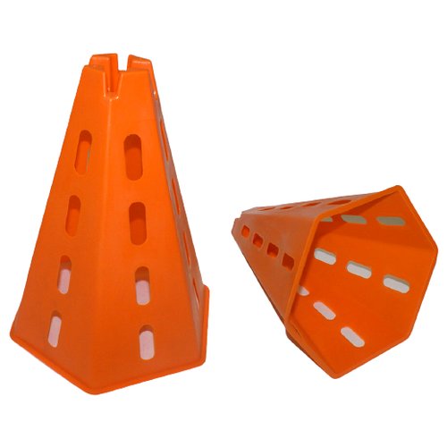 Пирамида для разметки поля с боковыми отверстиями: О-992-6 (Оранжевый)