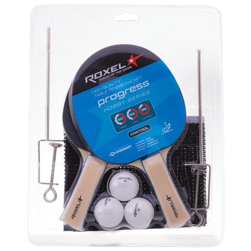 Набор для настольного тенниса Roxel Hobby Progress УТ-00015367, губка 1.4 мм