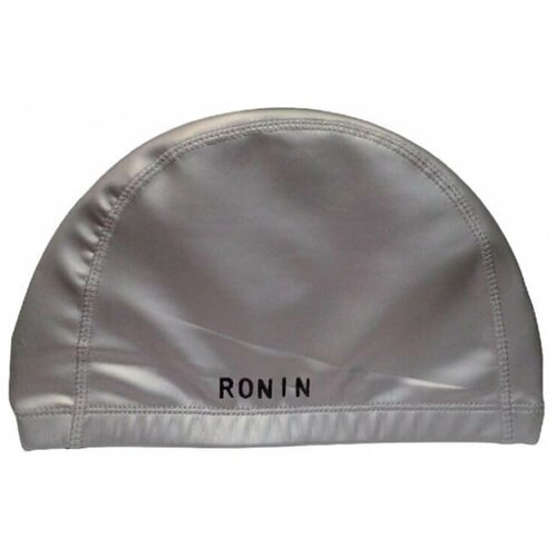 Шапочка для плавания Ronin полиуретановое напыление тканевая основа цв. серый