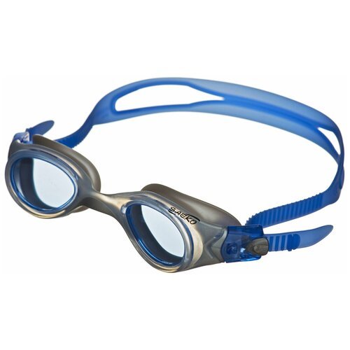 Очки для плавания Saeko Totem серая рамка/синий линзы
