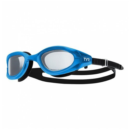 Очки для плавания TYR Special Ops 3.0 LGSPL3NM-422, прозрачные линзы, синяя оправа