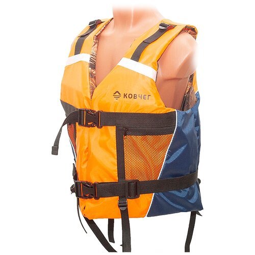 Спасательный жилет Ковчег Тритон СЖ-Т2, размер 48-50, 70 кг, оранжево-синий/камуфляж