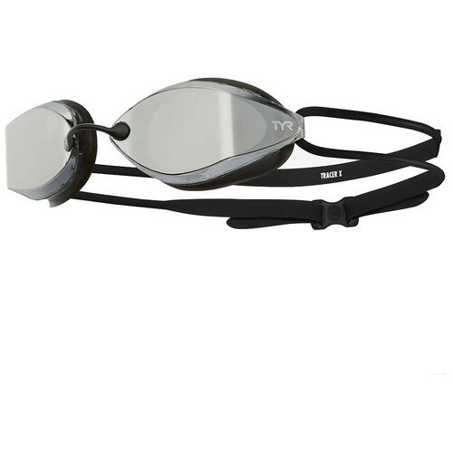 Очки для плавания 'TYR Tracer-X Racing Nano Mirrored', арт.LGTRXNM-043, зеркальные линзы, черн. опр.