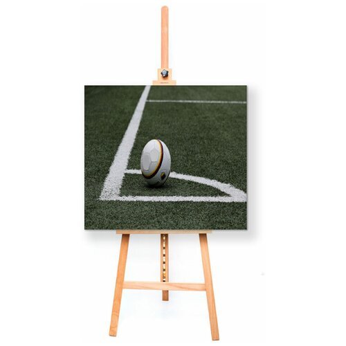 Интерьерная картина Coolpodarok Футбол Футбольный мяч Газон Угловой