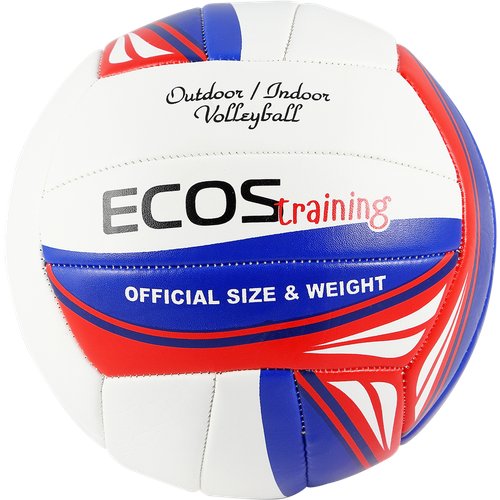 Мяч волейбольный ECOS р. 5, 18 панелей вес 270(+/-10)г, Арт. 998190
