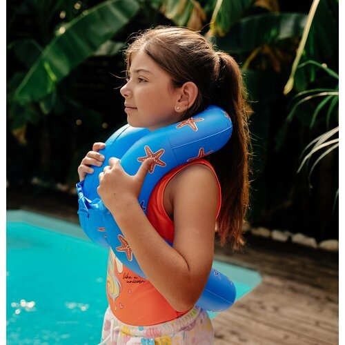 Жилет-восьмерка для плавания детский 25х35 см, размер S, China Dans, надувной, цвет синий, для детей