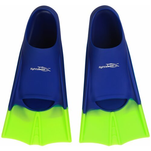 Ласты для плавания детские Training fins Light Swim LSF11 (CH) Синий/Зеленый, р. 33-35