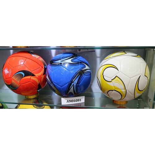 Мяч футбольный ПВХ (280гр) (размер 5), цвет mix Арт. AN01091