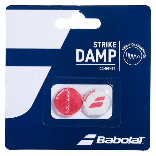 Виброгаситель Babolat Strike Damp x2, Red/White