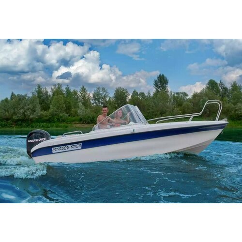 Стеклопластиковая лодка Neman-530 Open/ Стеклопластиковый катер/ Лодки Wyatboat/