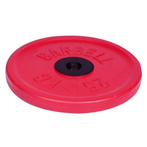 Диск олимпийский Barbell d 51 мм цветной 25,0 кг (красный)удалить ПО задаче