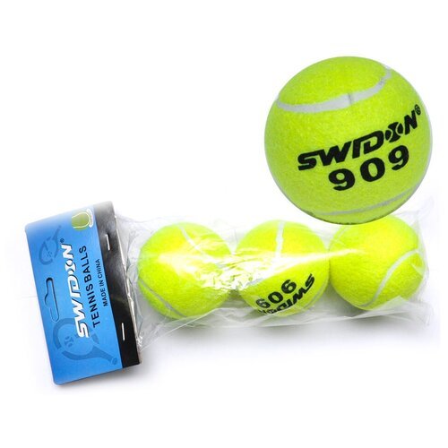 Мячик для тенниса. В упаковке 3 шт. 909-3.